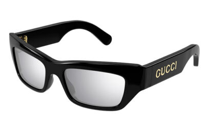 Gucci GG1296S 002 black silver 55 Uomo